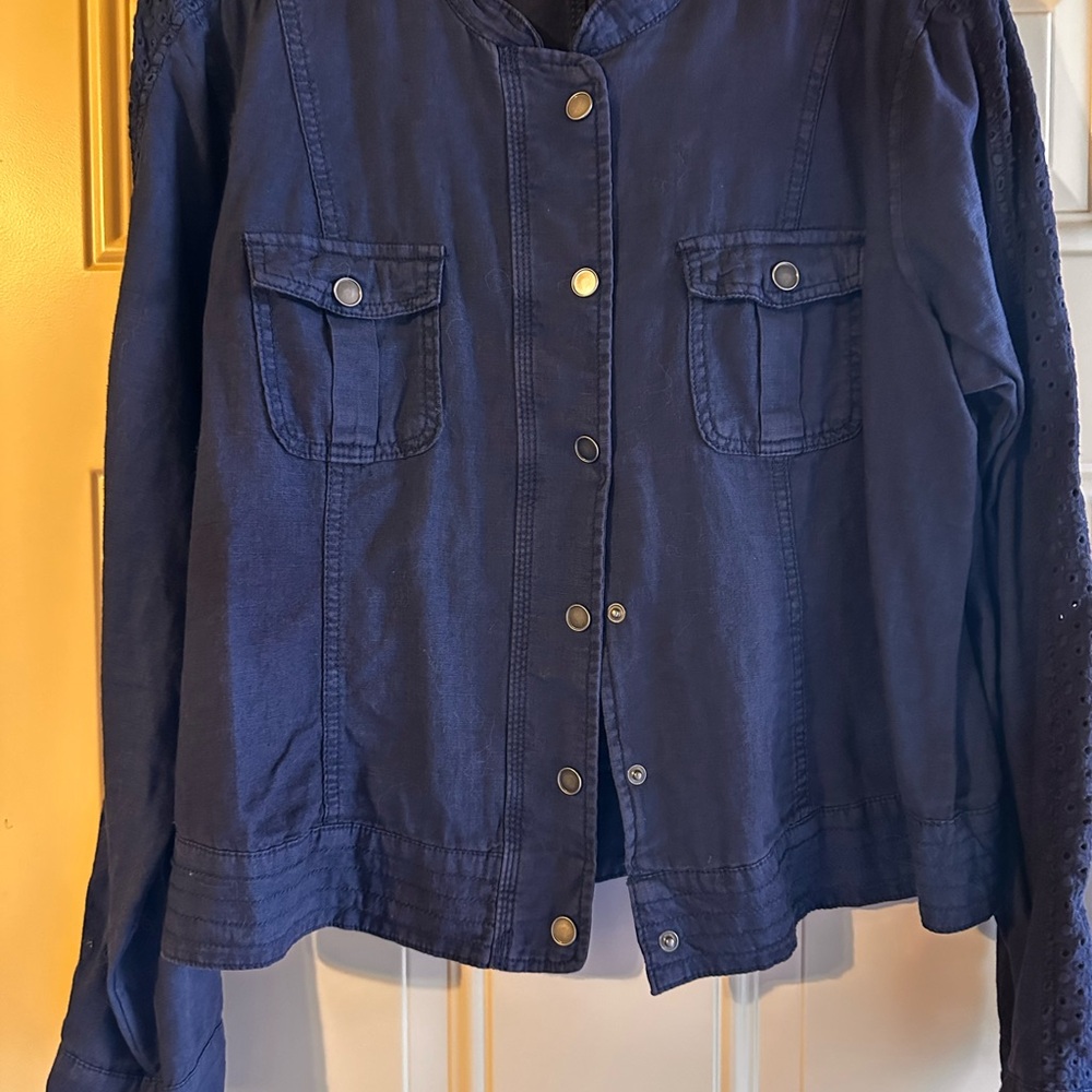 Maurices Dark Blue Utility Jacket